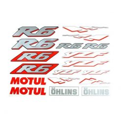 Sticker-Set 4R Yamaha YZF-R6 (35 x 25cm)