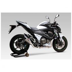 Auspuff Yoshimura R-11 (Single Exit) in Inox mit Carbon Cap zu Kawasaki (C