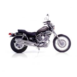 Auspuffanlage SILVERTAIL (2in1) K02 in chrom zu Yamaha (CH-Hom)