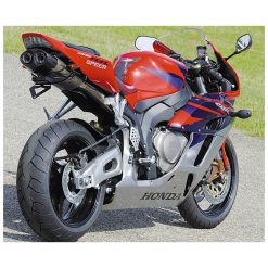 Auspuff BODIS OVAL Q1 in INOX/SCHWARZ (SS/BL) zu Honda (CH- Homologiert)