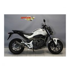 Auspuff BODIS P-TEC II in INOX/SCHWARZ (SS/BL) zu Honda (CH- Homologiert)