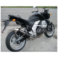 Auspuff BODIS THREE-TEC WM in INOX/SCHWARZ (SS/BL) zu Kawasaki (CH- Homolo