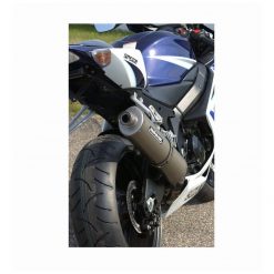 Auspuff BODIS OVAL 1OK G in TITAN (TI) zu Suzuki (CH- Homologiert)