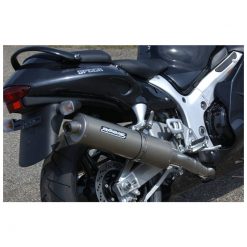 Auspuffanlage BODIS OVAL 1 G - 4in1 in INOX/FULL TITAN (SS/FT) zu Suzuki (