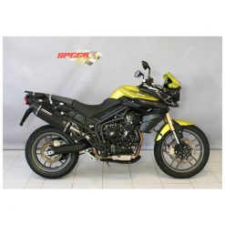 Auspuff BODIS PENTA-TEC in INOX/SCHWARZ (SS/BL) zu Triumph (CH- Homologier