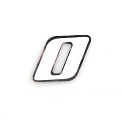Sticker 4R PICCOLO Zahl Nr. 0 in WEISS (65 x 65mm)