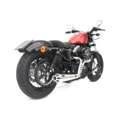 Auspuffanlage ZARD TOP GUN 3D (2 in 1) in Inox zu Harley Davidson (CH- Hom