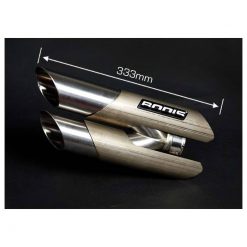 Auspuff BODIS DUOBOLICO in TITAN (TI) zu Triumph (CH- Homologiert)