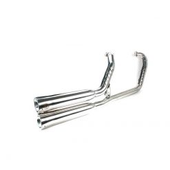 Auspuffanlage FALCON DOUBLE GROOVE (2 in 2) in Inox zu Kawasaki (CH-Homolo