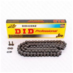 Kette 428 D.I.D 428NZ SDH 100L, ohne O-Ring, in Gold/Schwarz mit Schloss