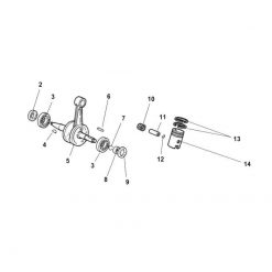 Distanzstück MINARELLI ORIGINAL für Kurbelwelle zu AM6