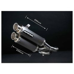 Auspuff BODIS GPX2-S in INOX/FULL TITAN (SS/FT) zu Kawasaki (CH- Homologie