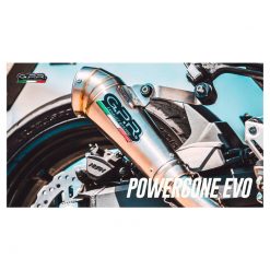 Auspuff GPR Powercone Evo in inox zu Husqvarna (CH-Hom)