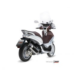 Auspuffanlage MIVV URBAN in Edelstahl zu Piaggio (CH- Homologiert)
