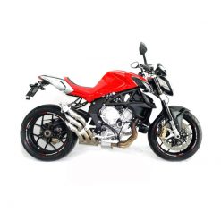 Auspuffanlage QD Power Gun in inox-titan zu MV Agusta (CH-Hom)