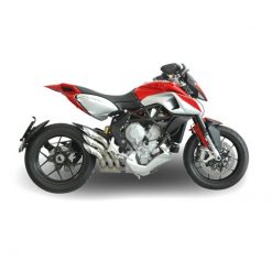 Auspuffanlage QD Power Gun in titan-schwarz zu MV Agusta (CH-Hom)