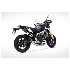 Auspuffanlage ZARD FLAT (3 in 1) in Inox zu Yamaha (CH- Homologiert)