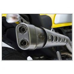 Auspuffanlage ZARD CROSS SHORT- HIGH POSITION (2 in 1) in Inox- satiniert