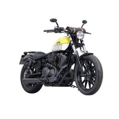 Auspuff FALCON DOUBLE GROOVE (2 in 1) in Inox- Schwarz zu Yamaha (CH-Homol