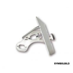 Kennzeichenhalter GENSCHER V2 in CHROM inkl. LED- Beleuchtung & Kennzeiche