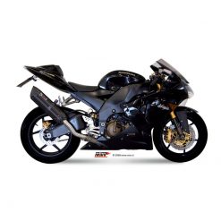 Auspuff MIVV SUONO in Edelstahl- Schwarz zu Kawasaki (CH- Homologiert)
