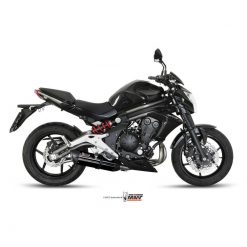 Auspuffanlage MIVV SUONO in Edelstahl- Schwarz zu Kawasaki (CH- Homologier