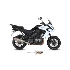 Auspuff MIVV OVAL (CarbonCap Line) in Titan zu Kawasaki (CH- Homologiert)