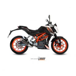 Auspuffanlage MIVV GP in Edelstahl- Schwarz zu KTM (CH- Homologiert) ben.