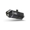Auspuff MIVV SPEED EDGE in Edelstahl- Schwarz zu Yamaha (CH- Homologiert)