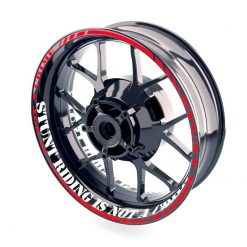 Wheelsticker TECH STANDARD - STUNT RIDING - TYPE 1 wie Abbildung (be