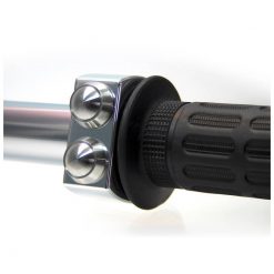Armatur motogadget m-switch (2 Taster) aus Alu- poliert, Tasten inox, für
