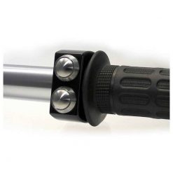 Armatur motogadget m-switch (3 Taster) aus Alu in schwarz, Tasten inox, fü