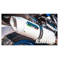 Auspuff GPR Albus Evo 4 in weiss zu Triumph (CH-Hom)