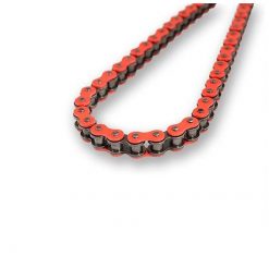 Kette 420 TECNIUM 420 140L, ohne O-Ring, in Rot, mit Clipschloss