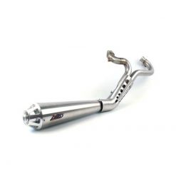 Auspuffanlage ZARD TOP GUN 3D (2 in 1) in Inox- poliert zu Harley Davidson
