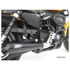 Auspuffanlage ZARD SPORT (2 in 1) in Inox- poliert zu Harley Davidson (CH-