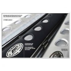 Hitzeschild- Abdeckung ZARD für PIPE- HIGH POSITION- ESD in Inox- poliert