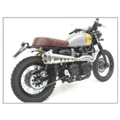 Auspuffanlage ZARD CROSS SHORT - HIGH POSITION in Inox- gebürstet inkl. H