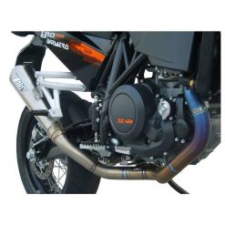 Auspuffanlage ZARD CONICO (2 in 2) in Full- Titan zu KTM (CH- Homologiert)