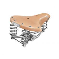 Sattel TECH OLD DOG - COMFORT in Beige (25 x 21.5cm) für alle Mofa's