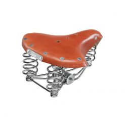 Sattel TECH OLD DOG - COMFORT in Caramel (25 x 21.5cm) für alle Mofa