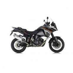 Auspuff BOS DESERT FOX in Edelstahl- matt zu KTM (CH-Homologiert)