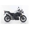 Auspuff BOS DESERT FOX in Black Edition zu Triumph (CH-Homologiert)