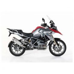 Auspuff BOS DESERT FOX in Edelstahl- matt zu BMW (CH-Homologiert)