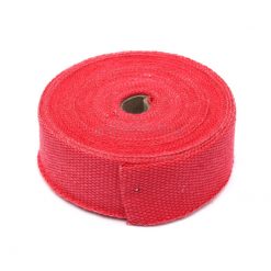Hitzeschutzband NN PRODUCTS aus Fiberglas in ROT (50 x 2mm - Länge: 15m) i