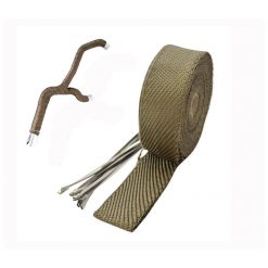 Hitzeschutzband NN PRODUCTS aus Titanfaser in TITAN (75 x 2mm - Länge: 20m