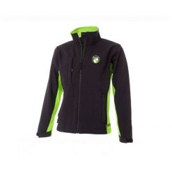 Softshell- Jacke PUCH in schwarz mit Puch- Logo (Grösse: L)