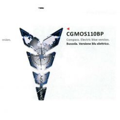 Tankprotektor PRINT MOON COMPASS in blau (134.2 x 222.9mm)