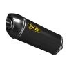 Auspuffanlage EXAN Oval Carbon Cap in inox-schwarz zu Yamaha (CH-Hom)