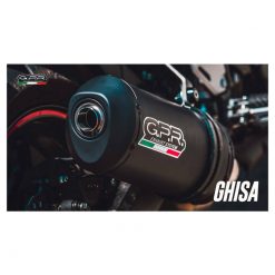 Auspuff GPR Ghisa in schwarz-matt zu Honda (CH-Hom)